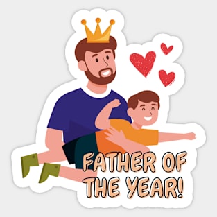 Father of the year Sticker